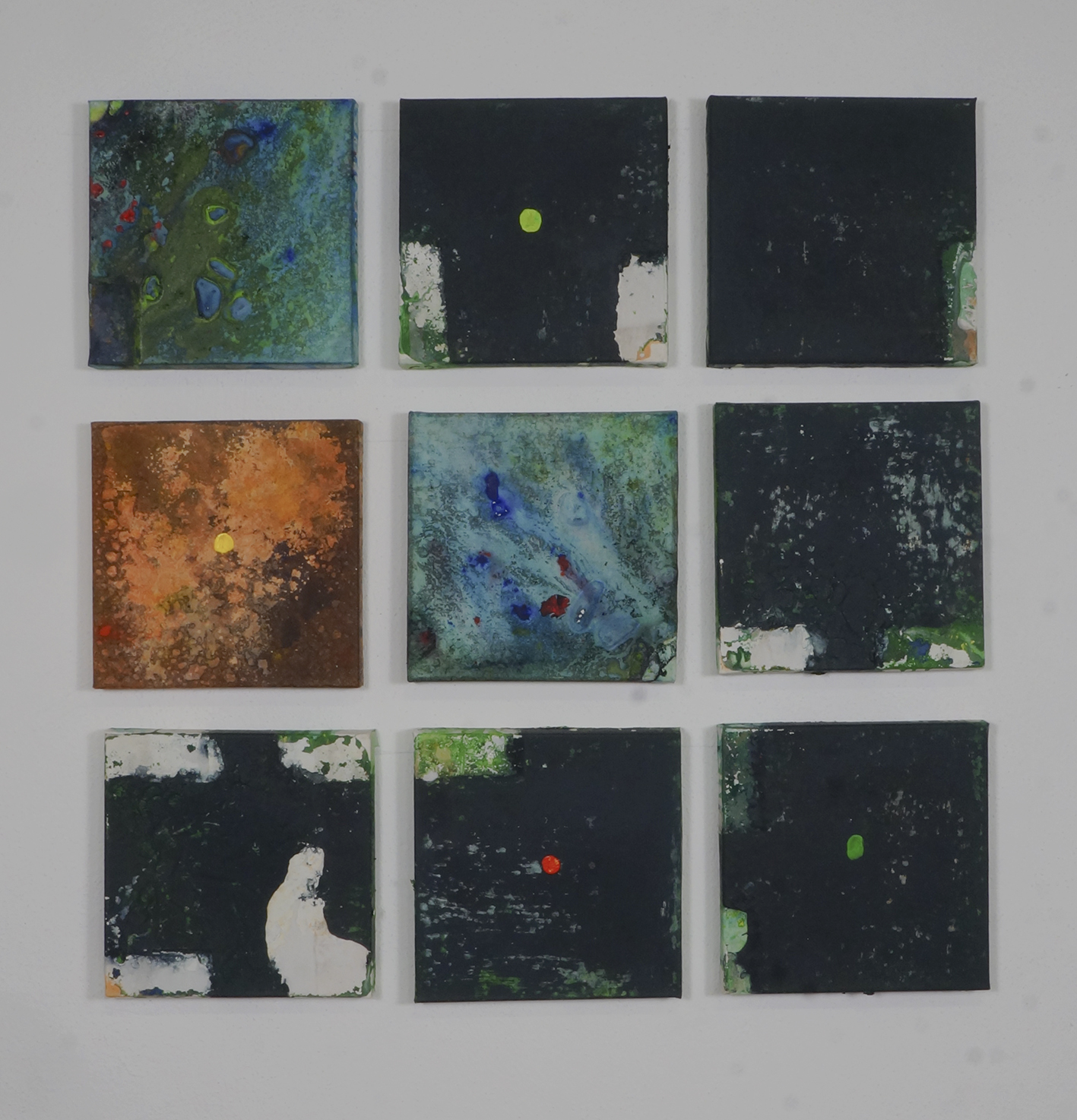Original photograph of nine paintings from The Greater Yijing